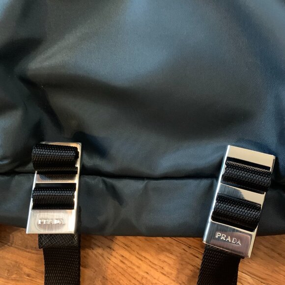 Prada Blue Tessuto Montagna Nylon Camera Bag - Picture 9 of 11